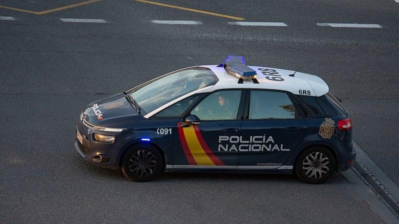 Automóvil de la Policía Nacional.