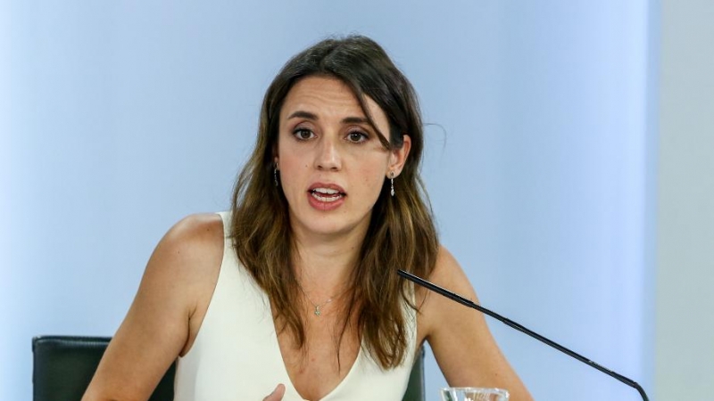 La ministra de Igualdad, Irene Montero