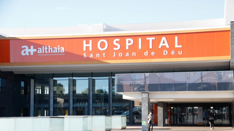L'Hospital de Sant Joan de Déu de Manresa. Imatge del 9 de desembre del 2020