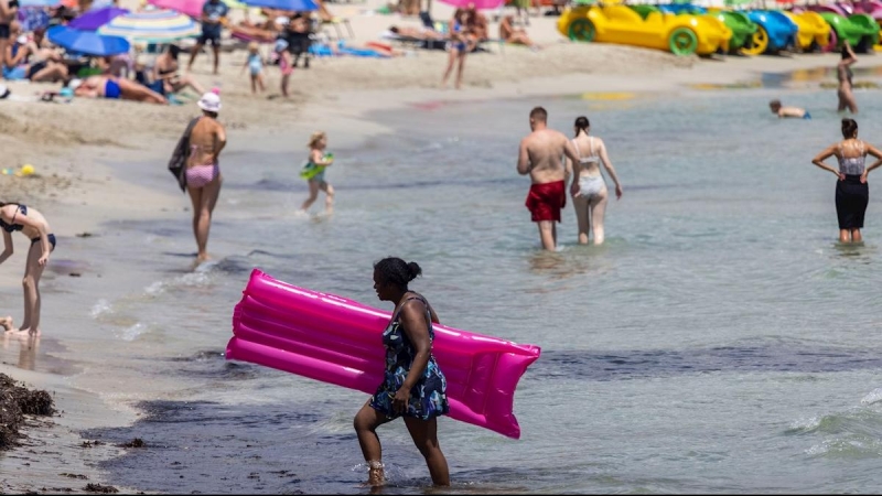 Playa turistas