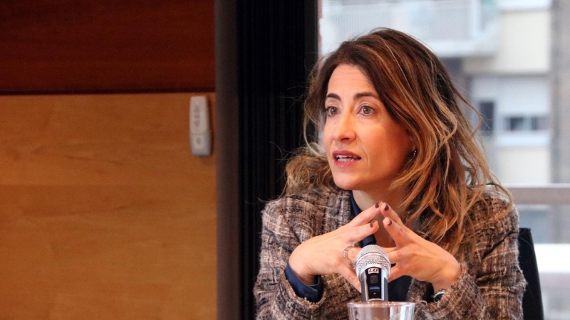L'alcaldessa de Gavà, Raquel Sànchez, en roda de premsa el 4 de març de 2020.