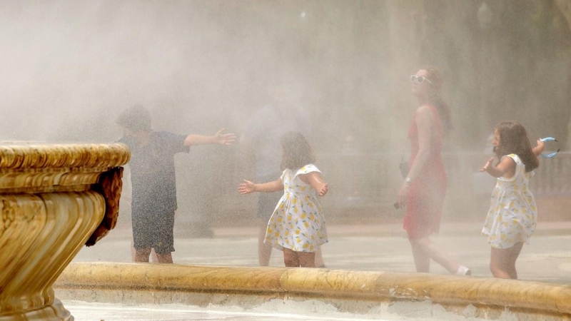 Refrescarse ante el calor extremo