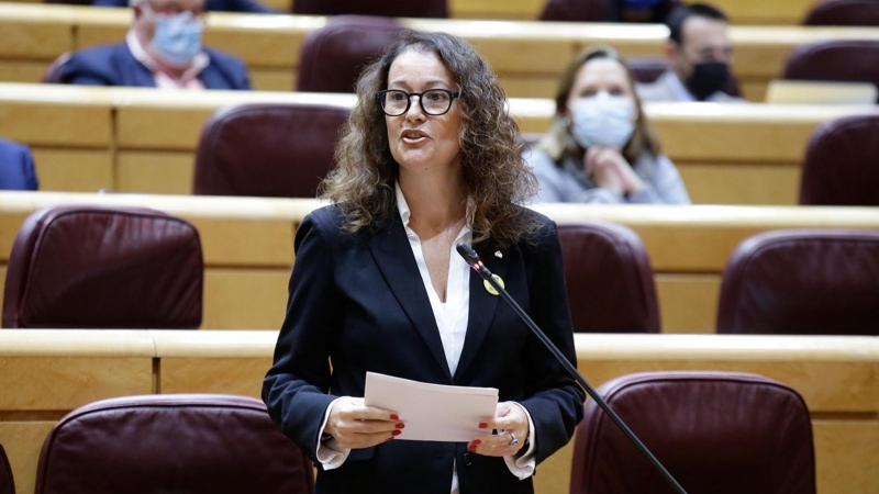 La senadora de ERC y miembro de la Asamblea Parlamentaria del Consejo de Europa, Laura Castel, en una imagen de archivo. SENADO