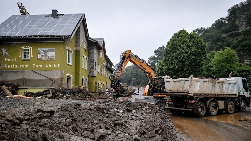 Inundaciones en Alemania.