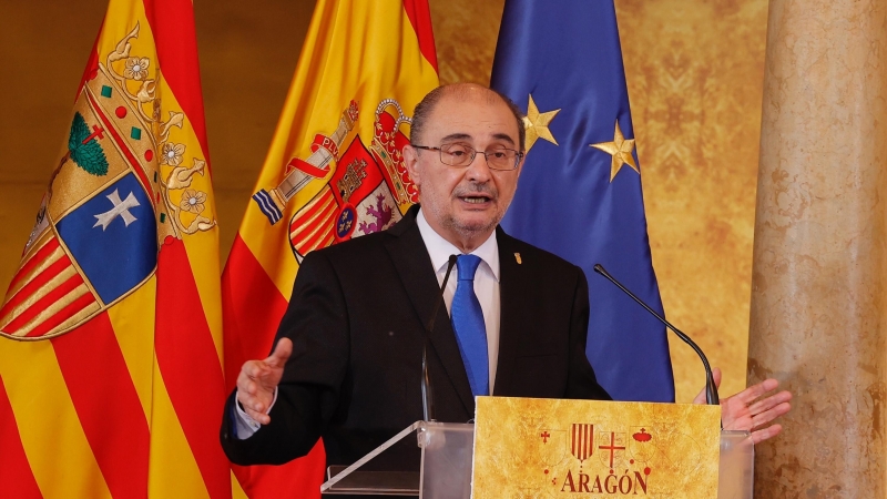 El presidente del Gobierno de Aragón, Javier Lambán.