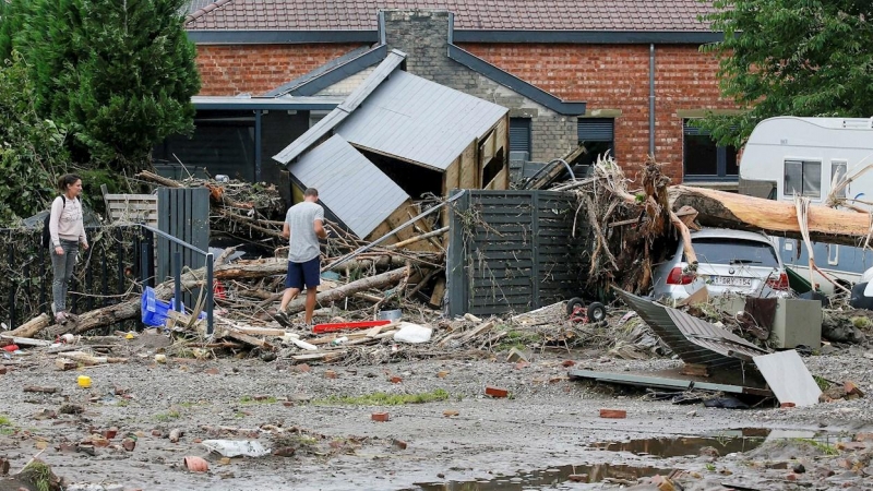 Inundaciones en Bélgica