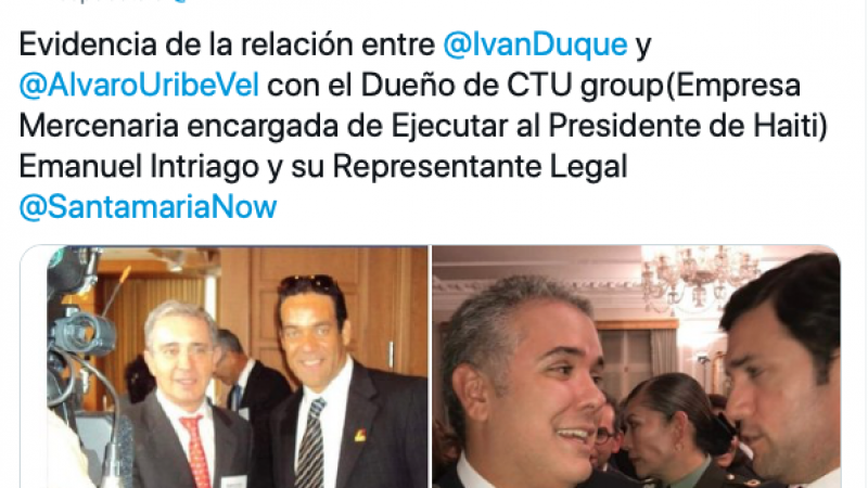 Uribe y Duque con CTU