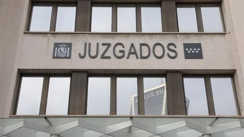 Entrada de los Juzgados de Plaza de Castilla. Foto de archivo.