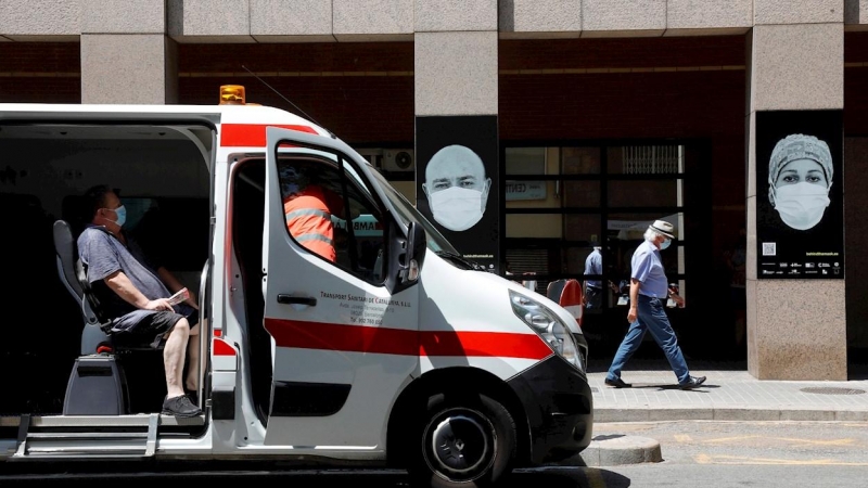 El Hospital Clínic de Barcelona, en una imagen del 21 de julio de 2021.