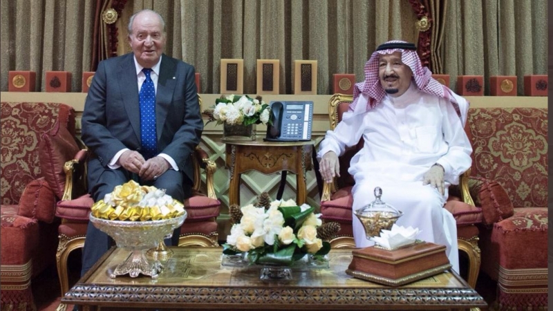 Juan Carlos I en Arabia Saudí