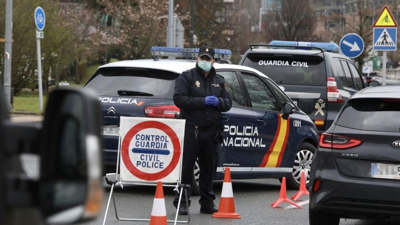 Imagen de archivo de un control policial.