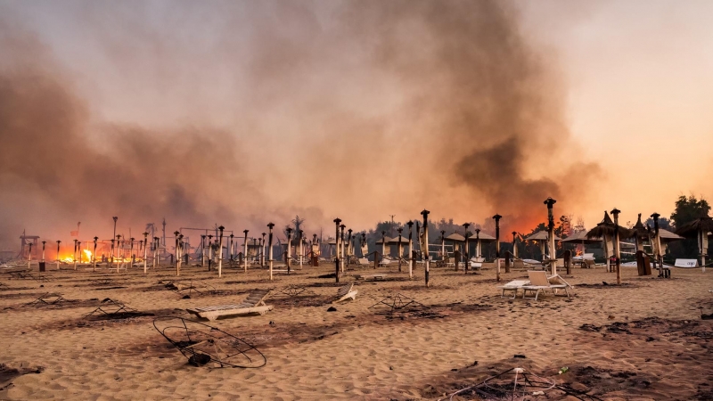 Incendios en Italia