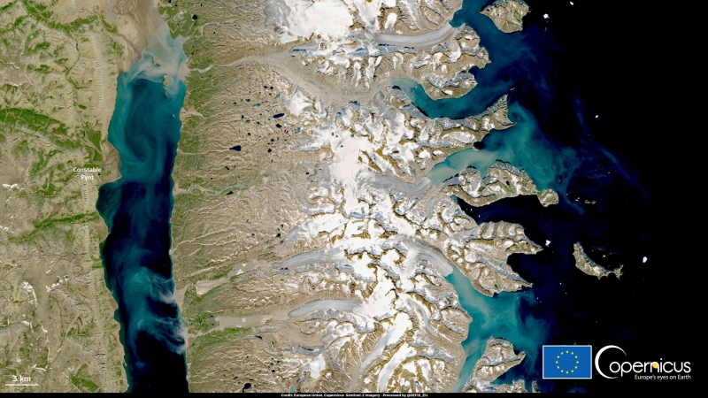 03/08/2021 Imagen satélite Groenlandia