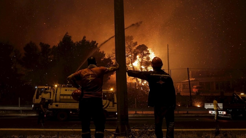 Incendios en Grecia