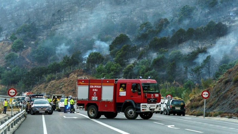 El incendio de El Tiemblo esta próximo a controlarse habiendo dejado 900 hectáreas afectadas