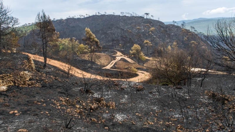 extinción helicóptero incendio