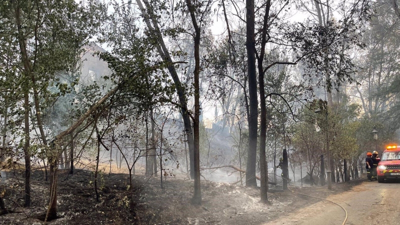 Incendio en Batres.