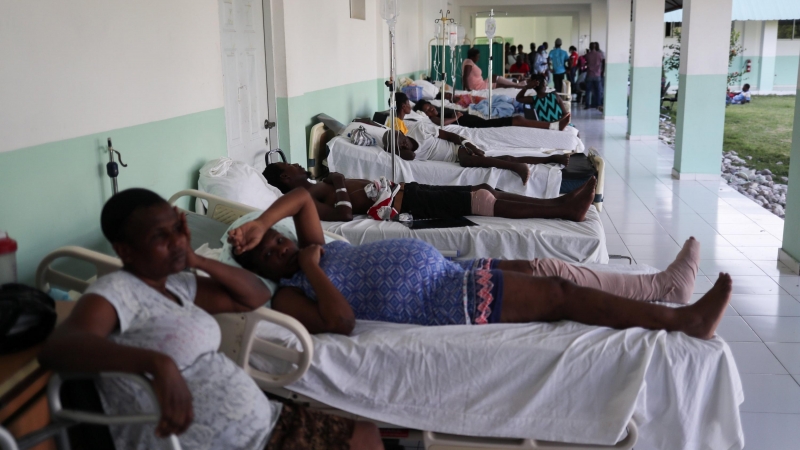 18/08/2021 Hospital de Les Cayes, en Haití