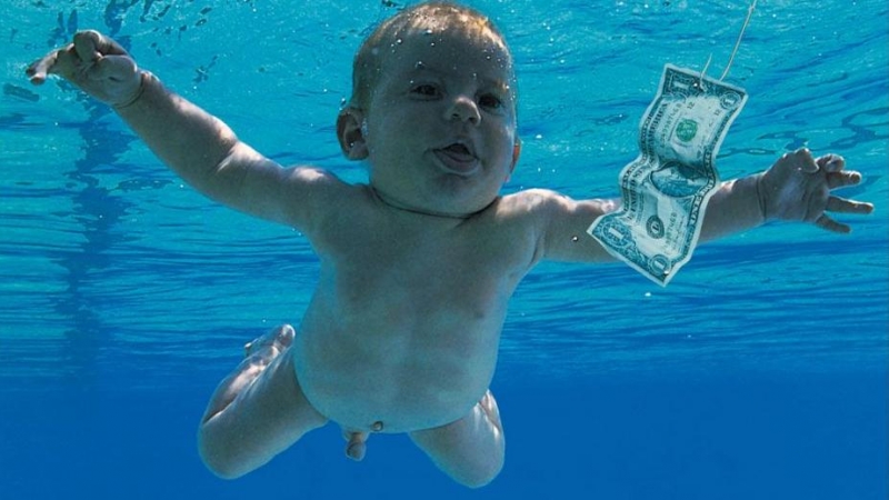 Portada de 'Nevermind' del grupo Nirvana.