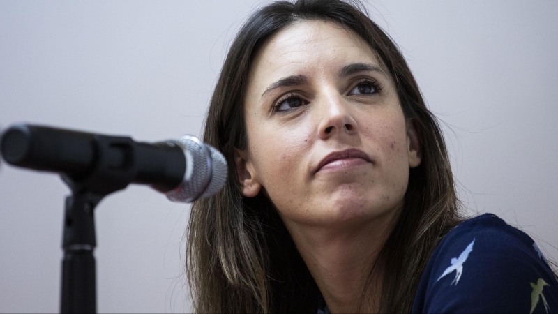 La ministra de Igualdad, Irene Montero. Foto de archivo.