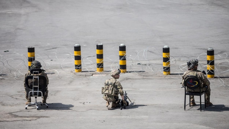 Soldados estadounidenses en Kabul, el pasado 22 de agosto.