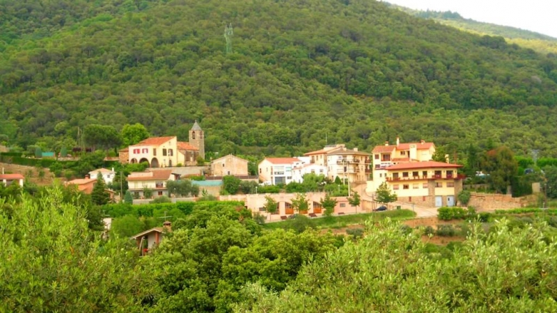 Vista de la localidad de Fogars de Motclús.