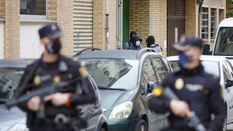 Intervención de la Policía Nacional. Foto de archivo.