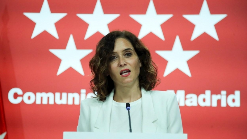 La presidenta de la Comunidad de Madrid, Isabel Díaz Ayuso