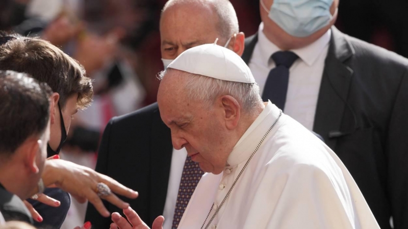 El papa Francisco en el Vaticano