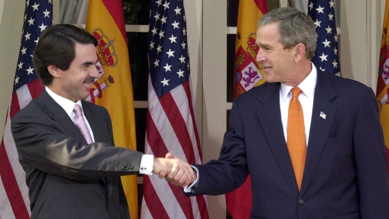 Aznar y Bush