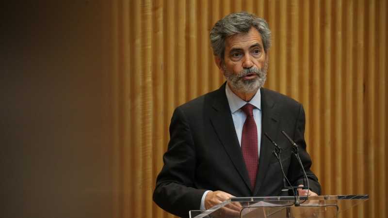17/05/2021 El presidente del CGPJ, Carlos Lesmes