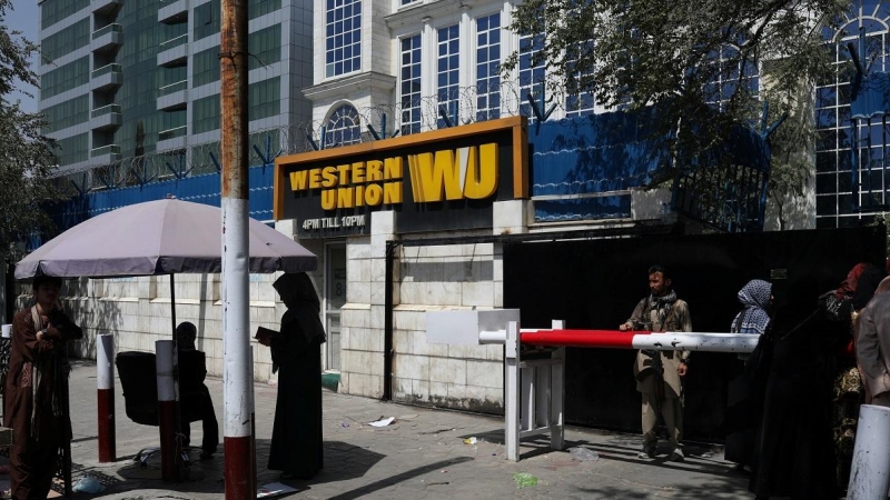 Sede de Western Union en Kabul.