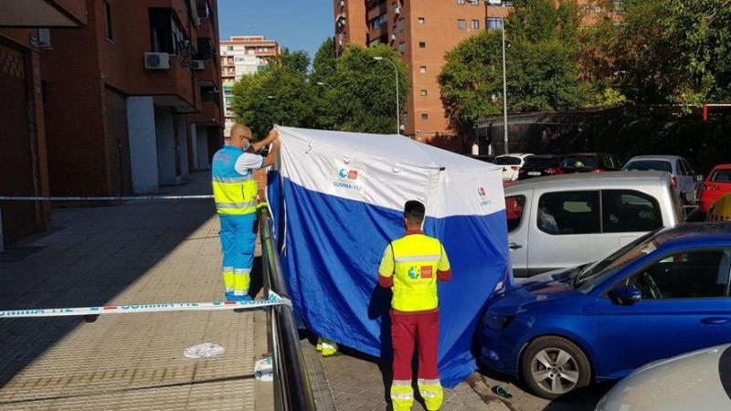 Imagen cedida por 112 Comunidad de Madrid