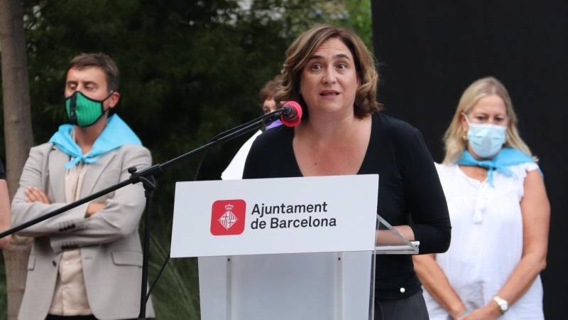 L'alcaldessa de Barcelona, Ada Colau, en una imatge d'arxiu del passat agost.