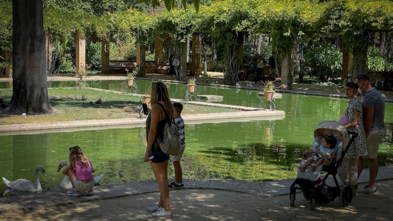 Un parque en Sevilla.