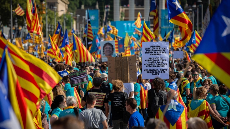 11/09/2019 Manifestación de la ANC durante la Diada de Catalunya en 2019