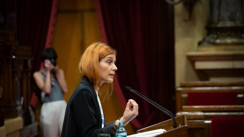 La líder de los comuns en el Parlament, Jéssica Albiach.