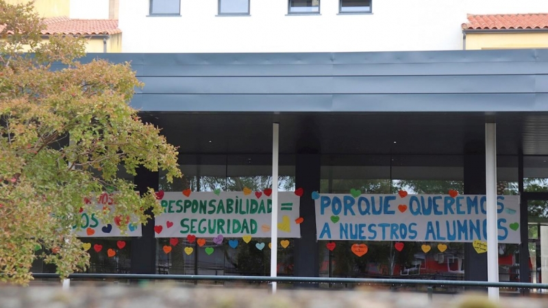 Vista general del CEIP Alba Plata de Cáceres.