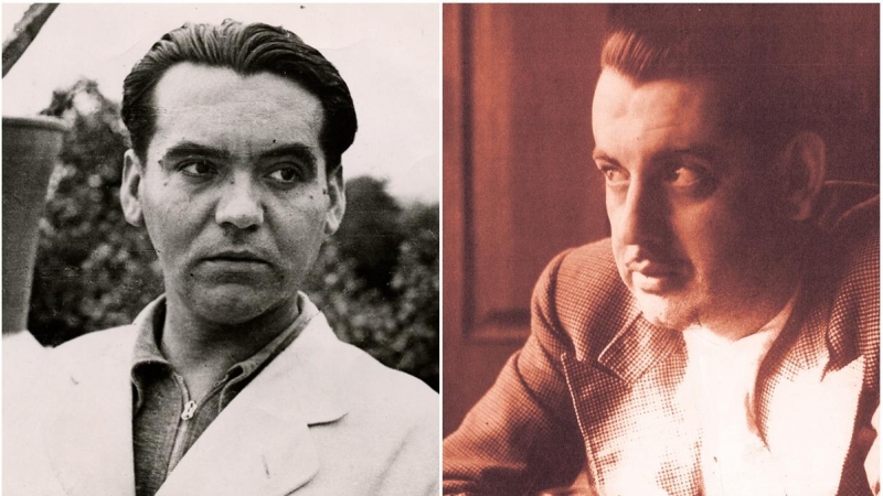 Federico García Lorca y Antonio Otero Seco.