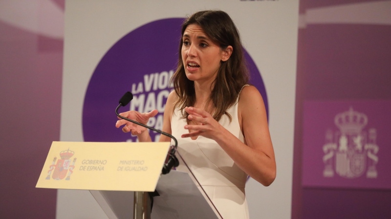 La ministra de Igualdad, Irene Montero. Foto de archivo.