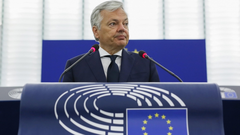 Comisario de Justicia, Didier Reynders.