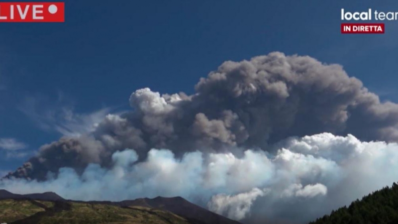Nueva erupción del Etna.