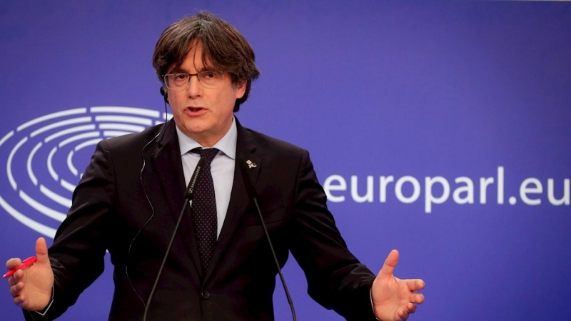 El expresident Carles Puigdemont, en una imagen de archivo del pasado mes de marzo de 2021.