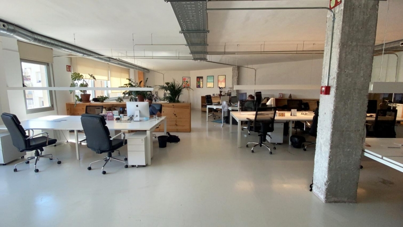 Un espai de 'coworking' de Barcelona.