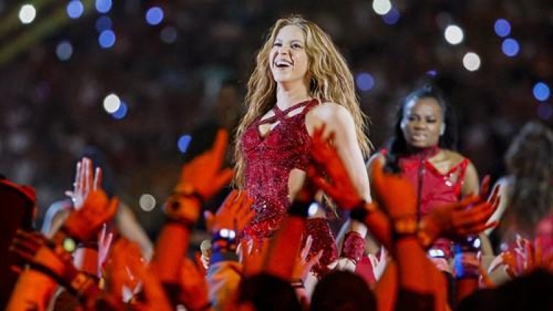 La cantante Shakira en la Super Bowl, en una imagen de archivo.