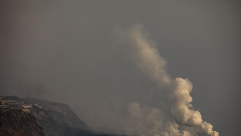 La lava del Cumbre Vieja gana terreno al mar y forma un delta de 20 hectáreas de superficie