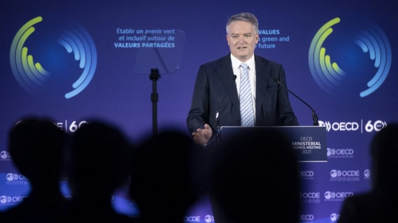 Mathias Cormann,  jefe de la Organizacin para la Cooperacin y el Desarrollo Econmicos . Foto de archivo