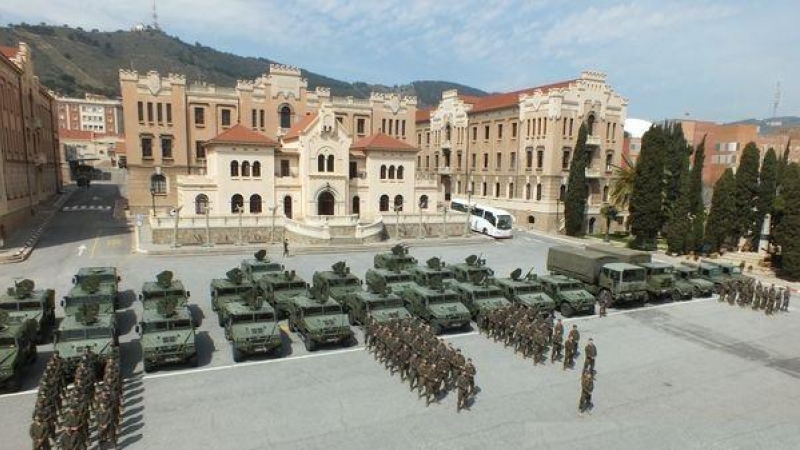 Regimiento de Infantería 'Barcelona' 63 en el Cuartel del Bruch.