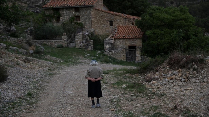 La última aldeana de La Estrella, en Teruel.