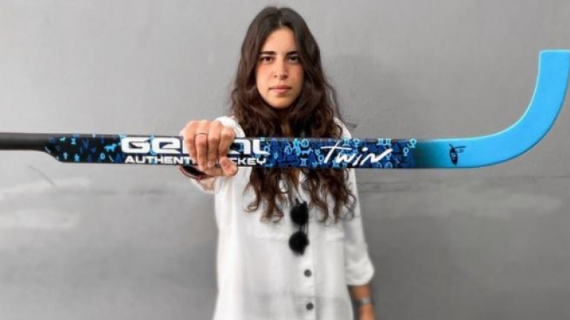 La exportera de hockey Teresa Bernadas